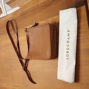 Longchamp small le foulonné leather crossbody